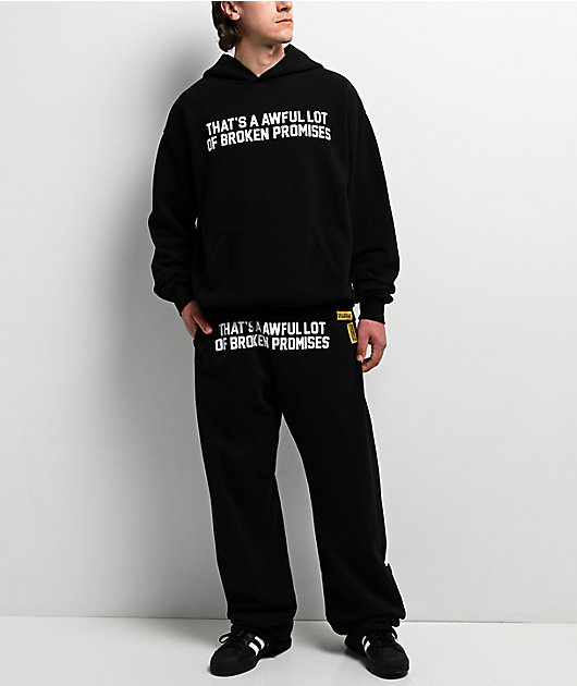 Broken Promises x That's A Awful Lot Of Cough Syrup Classic Black Hoodie