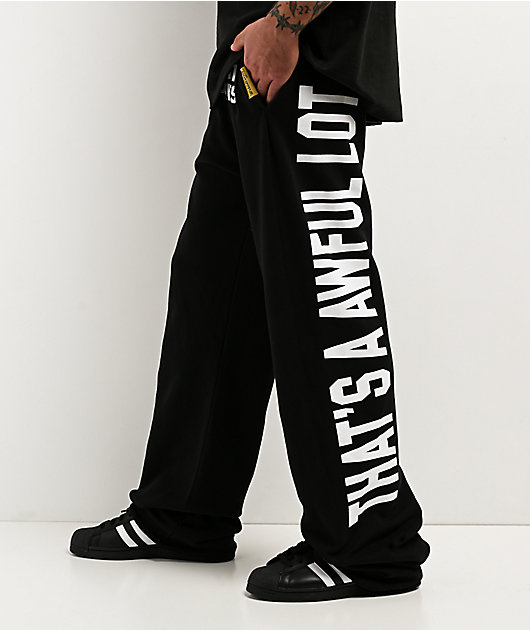 Broken Promises x That's A Awful Lot Of Cough Syrup Classic Black Sweatpants