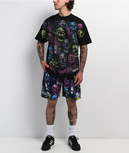 Broken Promises x That's A Awful Lot Of Cough Syrup Drank Mesh Shorts