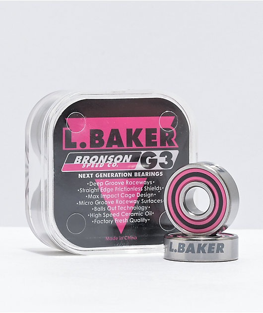 Baker Pro G3 Skateboard Bearings L Bronson Speed Co