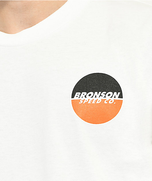 Bronson Logo camiseta blanca
