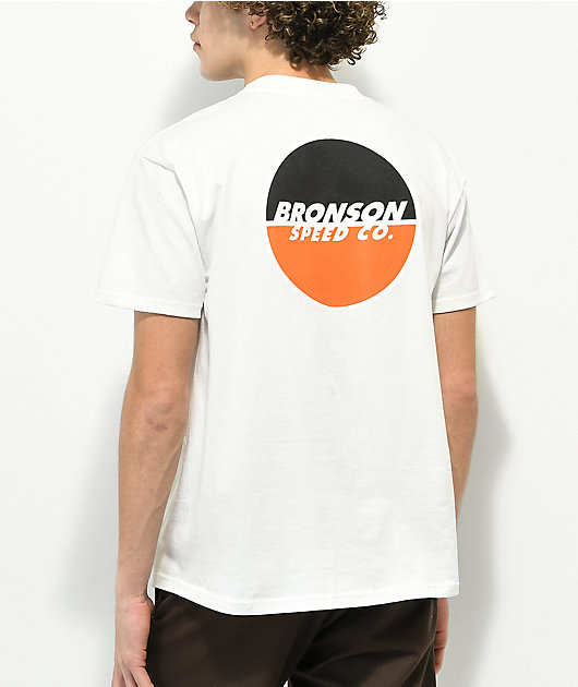 Bronson Logo camiseta blanca