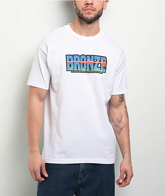 【BRONZE 56K】BLAZE TEE WHITE Bronze-blaze-shirt-