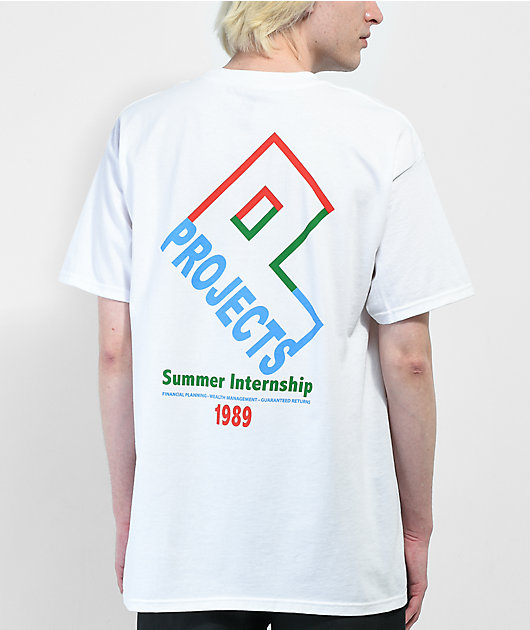 Brooklyn Projects Internship White T-Shirt
