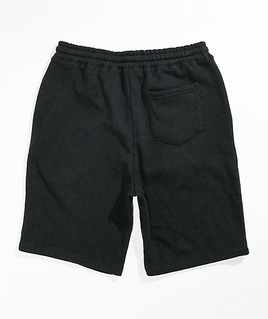 boys black sweat shorts