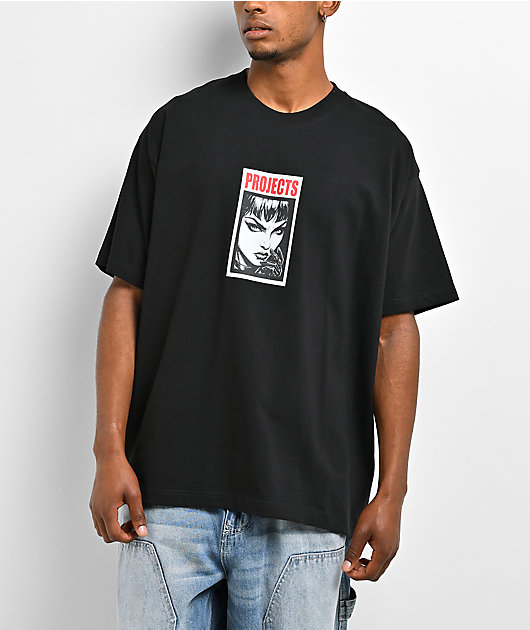 Brooklyn Projects Whatever Black Boxy T-Shirt