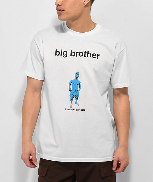 Brooklyn Projects x Big Brother Shit White T-Shirt | Zumiez
