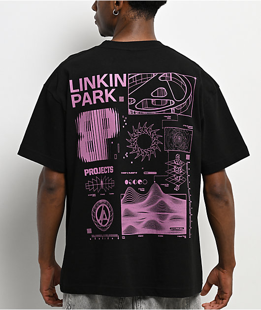 LINKIN PARK コラボ Tシャツ Brooklyn Projects x Linkin Park Frequency Black T-Shirt | Zumiez