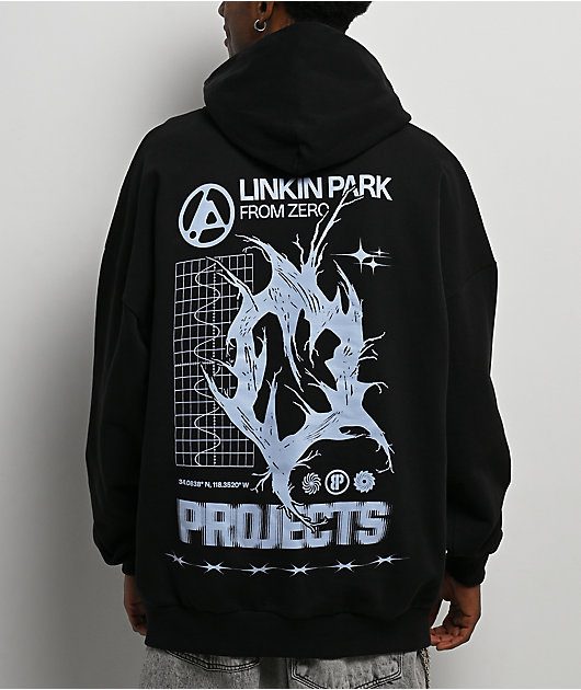 linkin様26cm Brooklyn Projects x Linkin Park Spider Black Hoodie | Zumiez