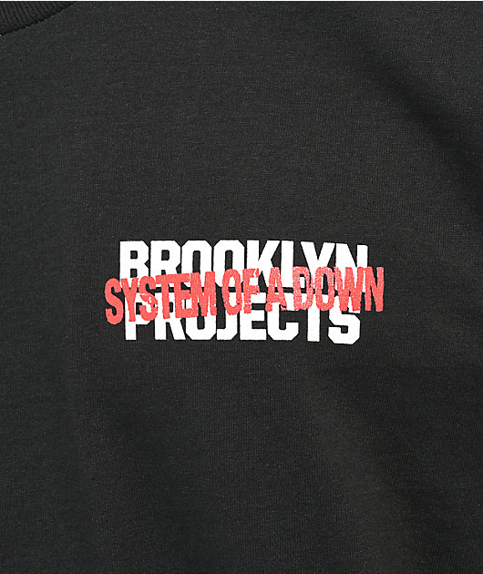Brooklyn Projects x System Of A Down Hollywood Black TShirt