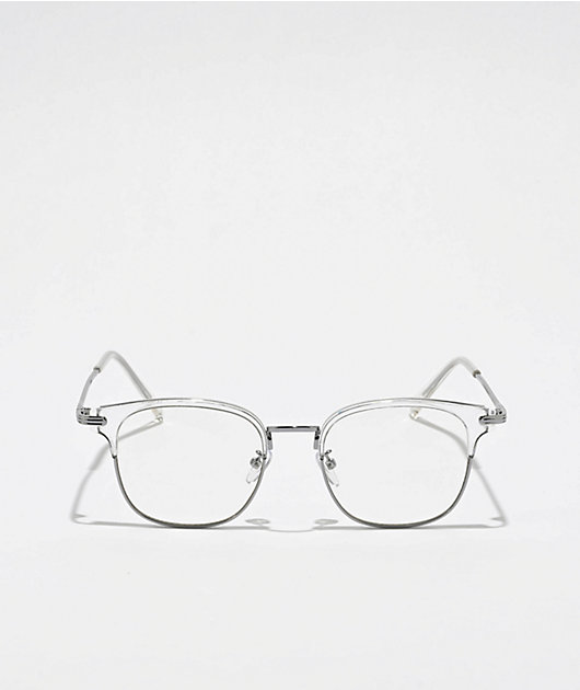 Browline Pretenders Clear Square Glasses