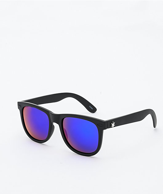 blue mirror wayfarer sunglasses