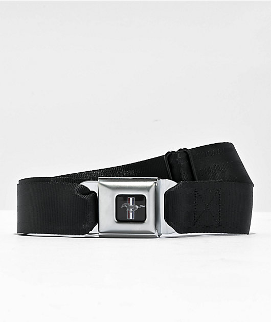 Buckle Down x Ford Mustang Black Seatbelt Belt