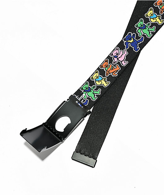 Guitar Strap - Dancing Bears Tan Black — Buckle-Down