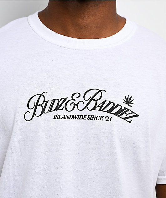 Budz & Baddiez Ganja Smuggler White T-Shirt