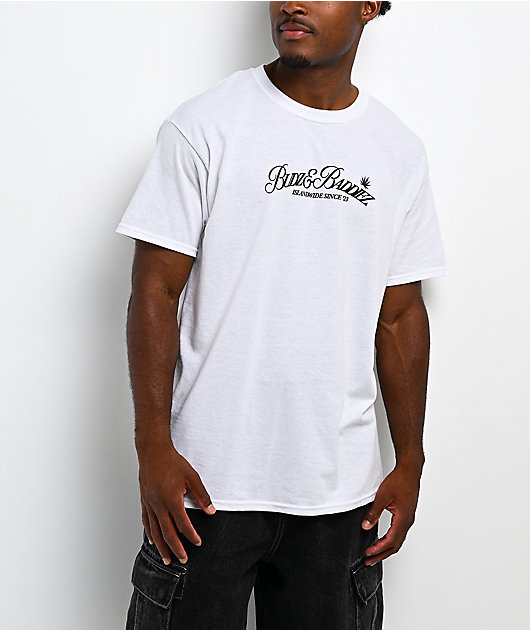 Budz & Baddiez Ganja Smuggler White T-Shirt