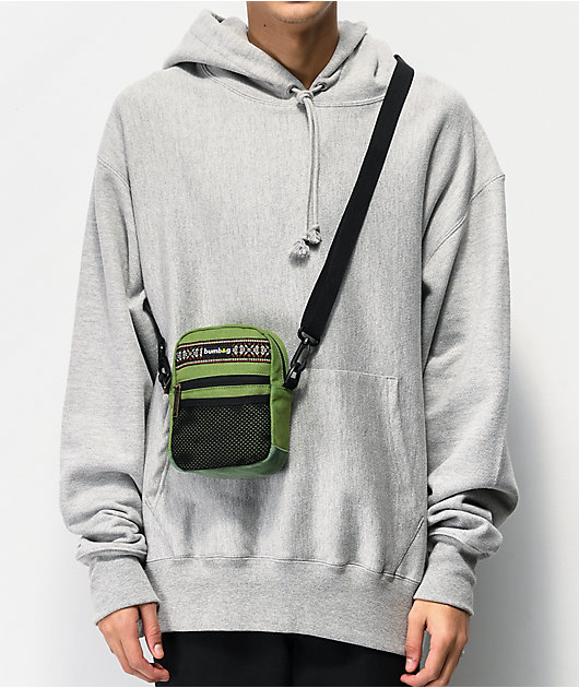 forest green shoulder bag