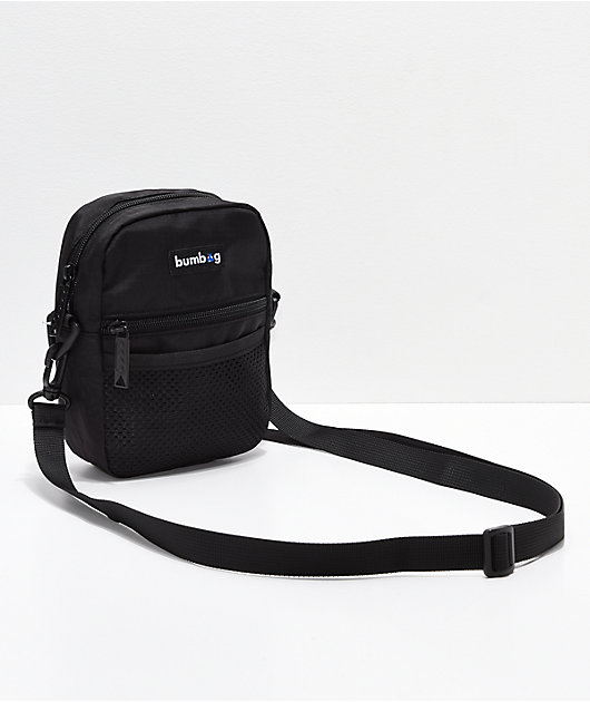 bum bag on shoulder