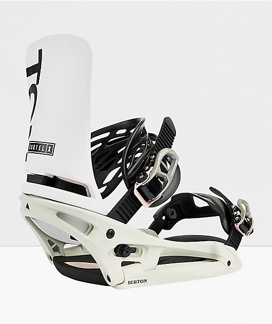 Burton Cartel EST White Snowboard Bindings 2022