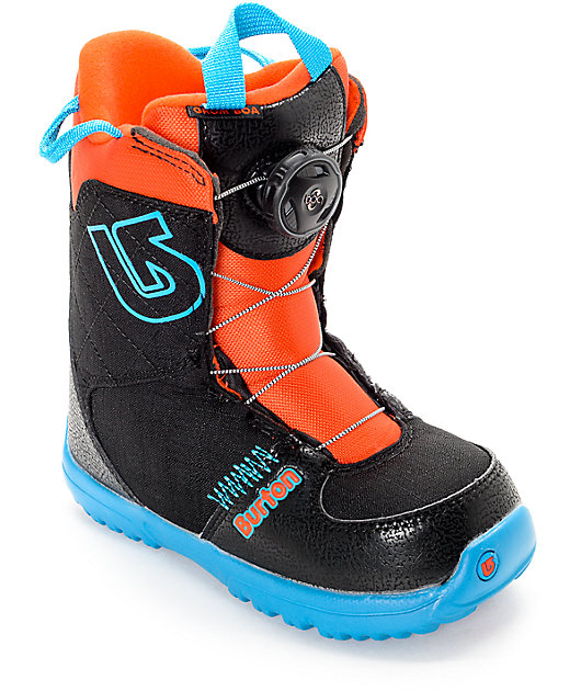 Uitdrukking Betsy Trotwood schermutseling Burton Grom Boa Black & Blue Kids Snowboard Boots | Zumiez