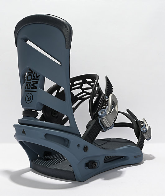 Burton Mission Blue Snowboard Bindings 2022 | Zumiez