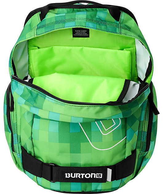 burton backpack green