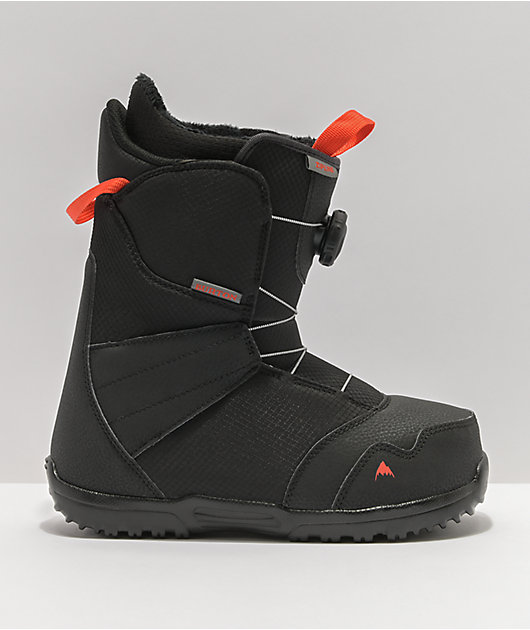 tienda Detenerse Consultar Burton Zipline Boa botas de snowboard negras para niños 2021