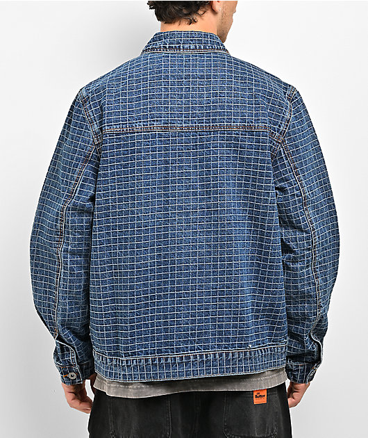 Butter Goods Grid Blue Denim Jacket