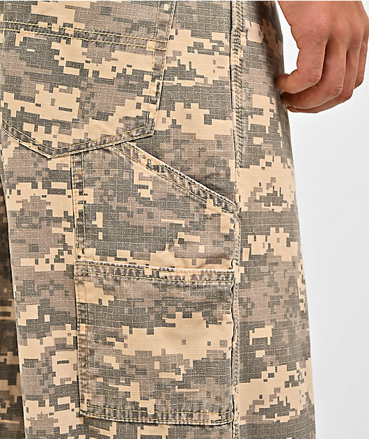 Butter Goods Ripstop Digi Camo Wash Baggy Carpenter Pants