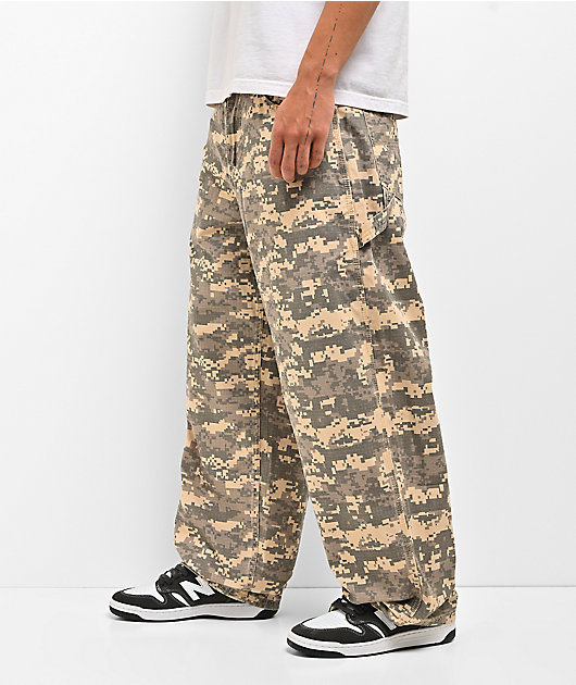 Butter Goods Ripstop Digi Camo Wash Baggy Carpenter Pants