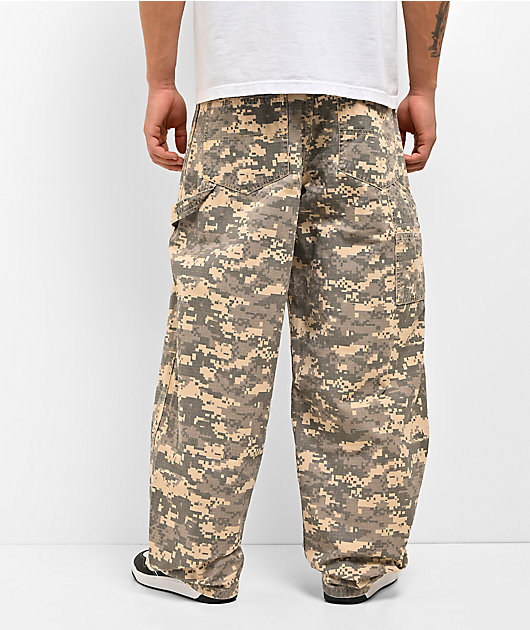 Butter Goods Ripstop Digi Camo Wash Baggy Carpenter Pants