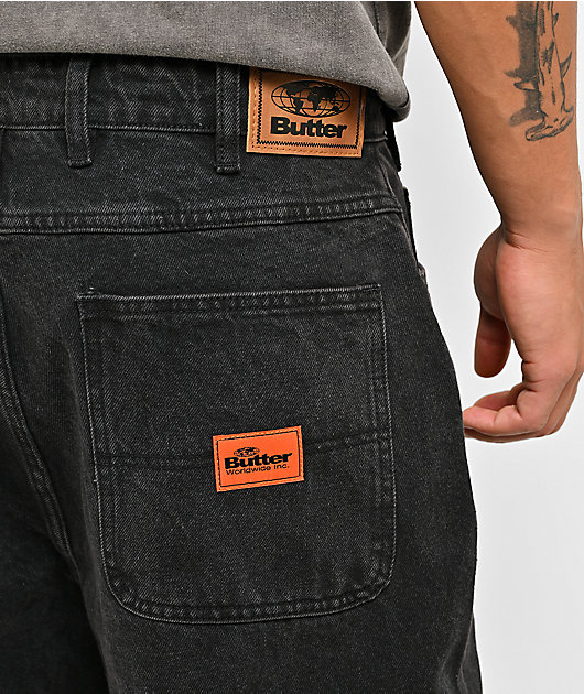 Butter Goods Santosuosso Black Wash Ultra Baggy Jeans