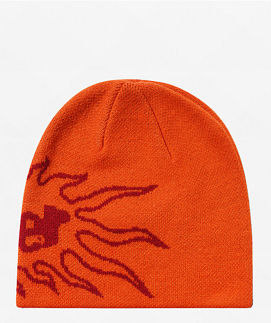 Butter Goods Solar Orange Skully Beanie