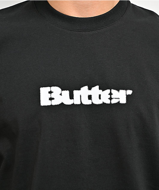 Butter Goods Stencil Logo Black T-Shirt