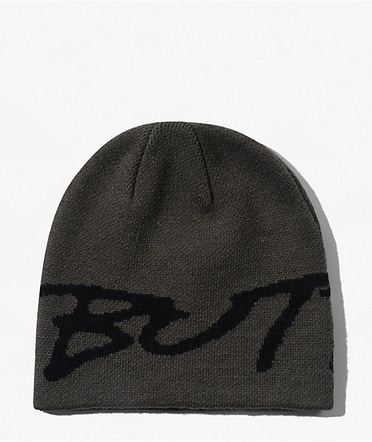 Butter Goods Terrain Black Skully Beanie