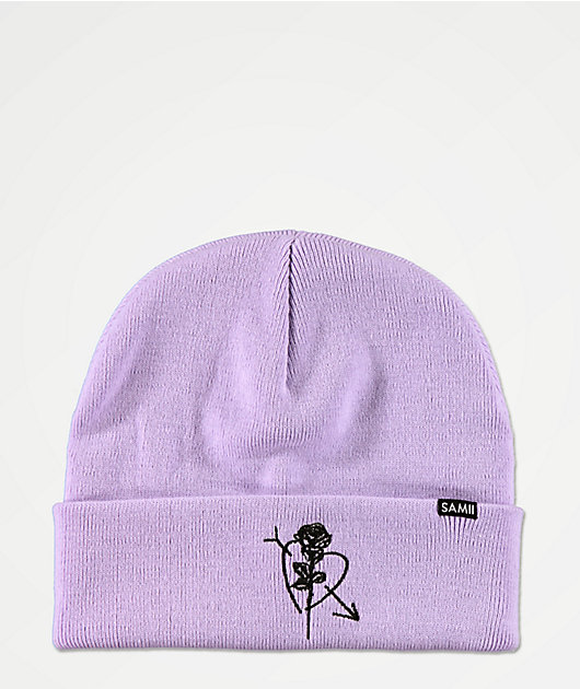 By Samii Ryan Adored gorro de color lavanda