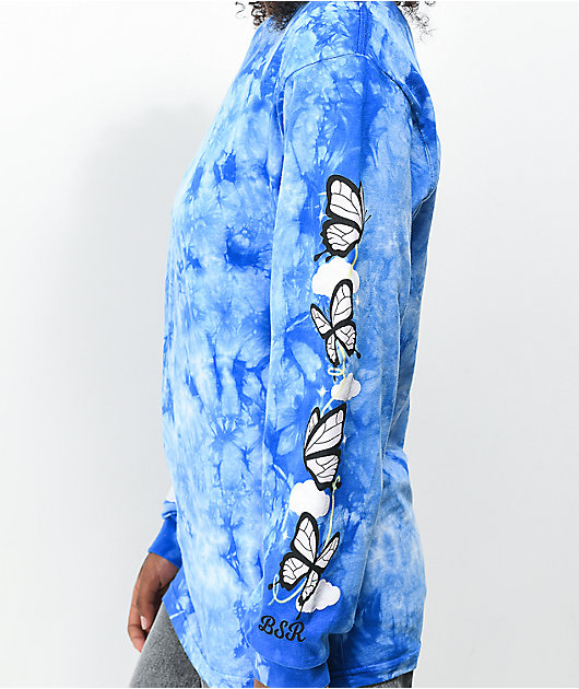 By Samii Ryan Angel Butterfly Tie Dye Long Sleeve T-Shirt