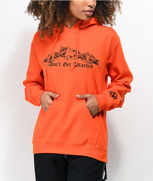 zumiez orange hoodie