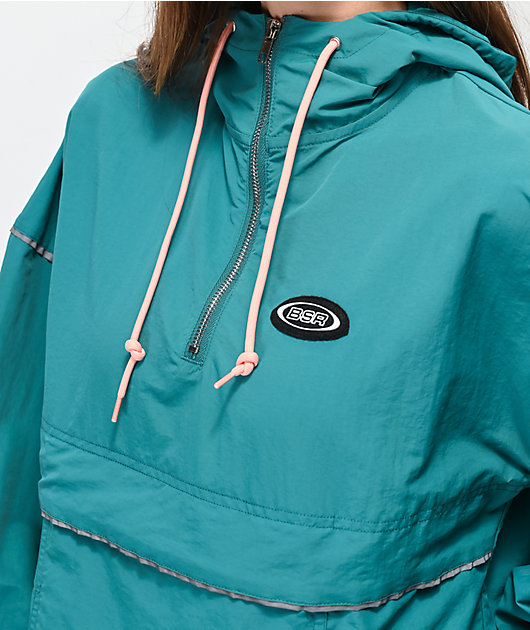 By Samii Ryan Bad Habits Turquoise Anorak Jacket