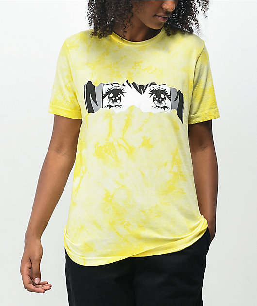 By Samii Ryan Eye See U Yellow Tie Dye T-Shirt