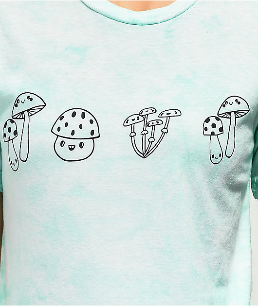 By Samii Ryan Fungi Green Tie Dye T-Shirt