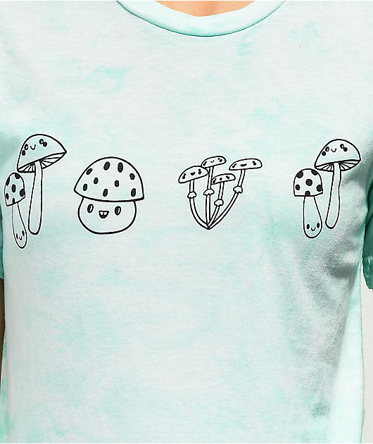 By Samii Ryan Fungi camiseta tie dye verde