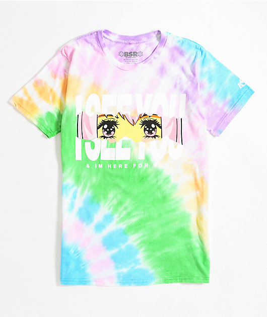 By Samii Ryan I See U Rainbow Tie Dye T-Shirt