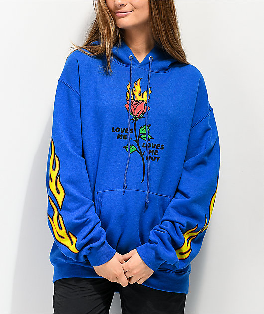 zumiez blue hoodie