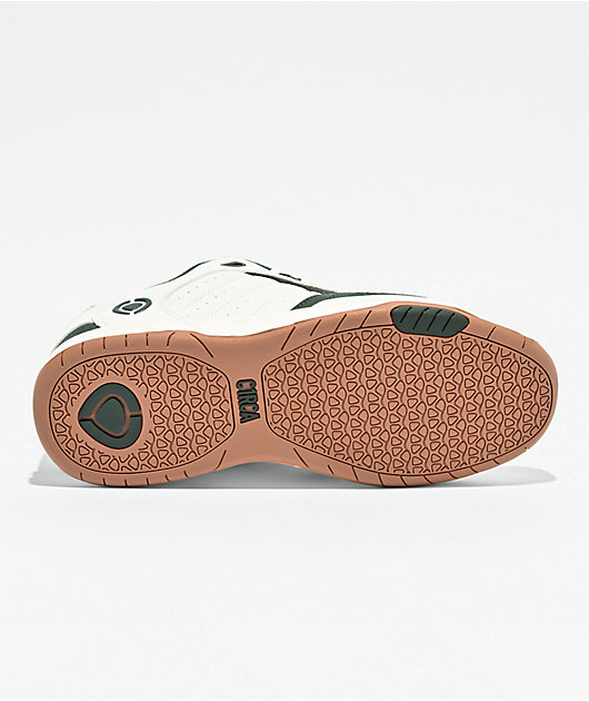 C1RCA CX201R White & Green Skate Shoes