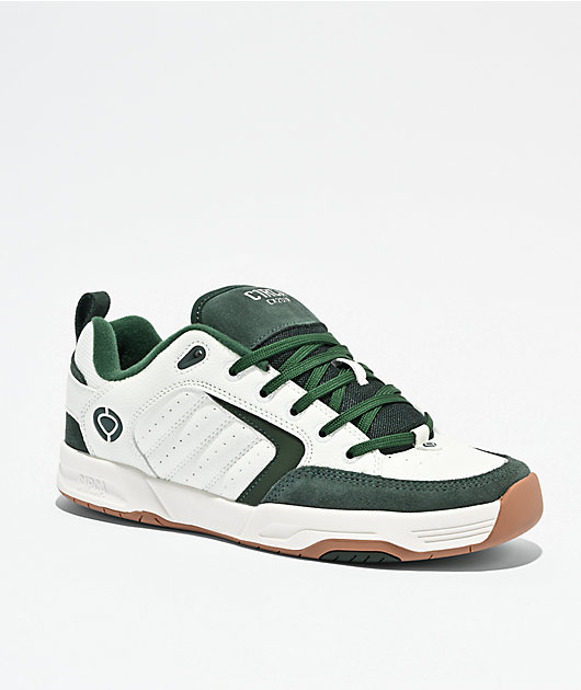 C1RCA CX201R White & Green Skate Shoes