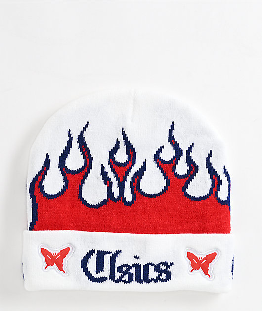 CLSICS Flame White Beanie | Zumiez