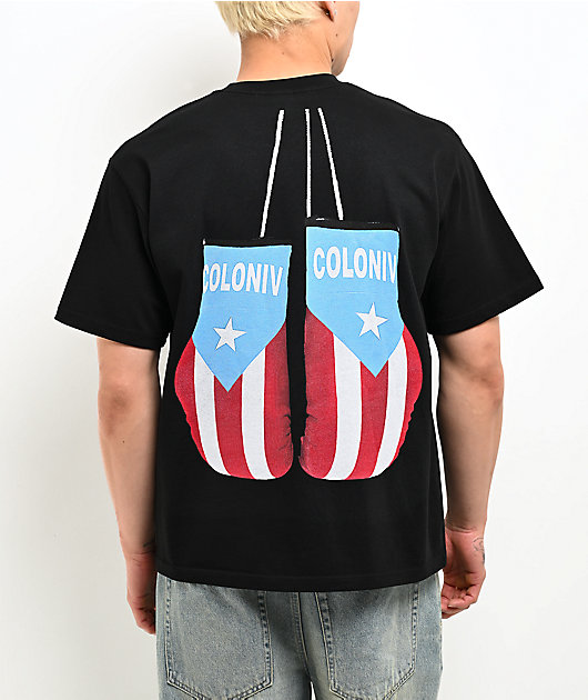 COLONIV Orgullo Boricua Black T-Shirt