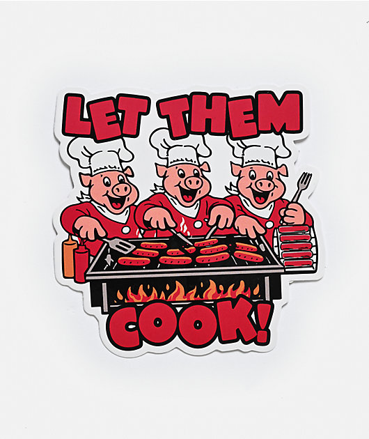 COLORYOURWORLD Let Them Cook Sticker