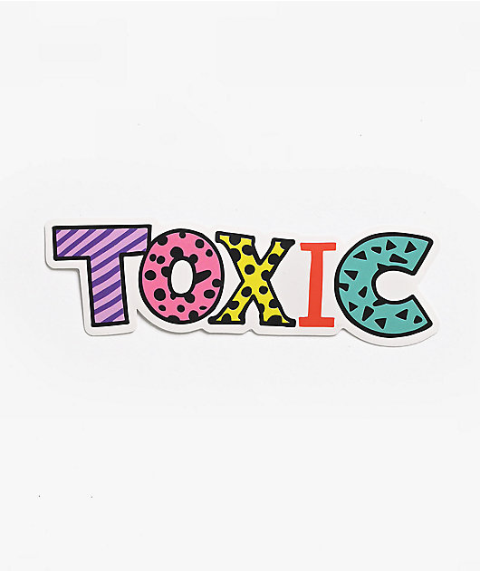 COLORYOURWORLD Toxic Sticker